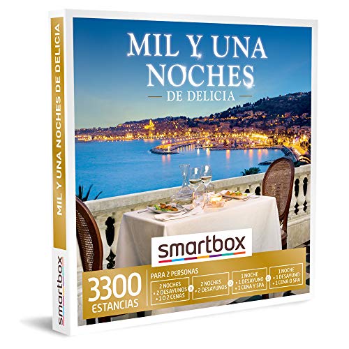 SMARTBOX - Caja Regalo hombre mujer pareja idea de regalo - Mil y una noches de delicia - 3300 estancias en hospederÃ­as, palacetes, hoteles de hasta 5* y mucho mÃ¡s